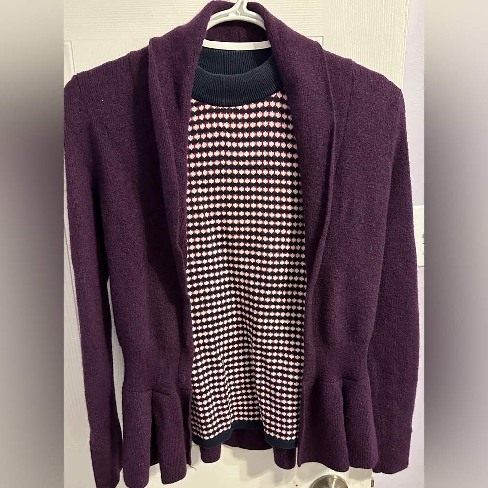 Cardigan Sweater Lightweight merino wool duo match